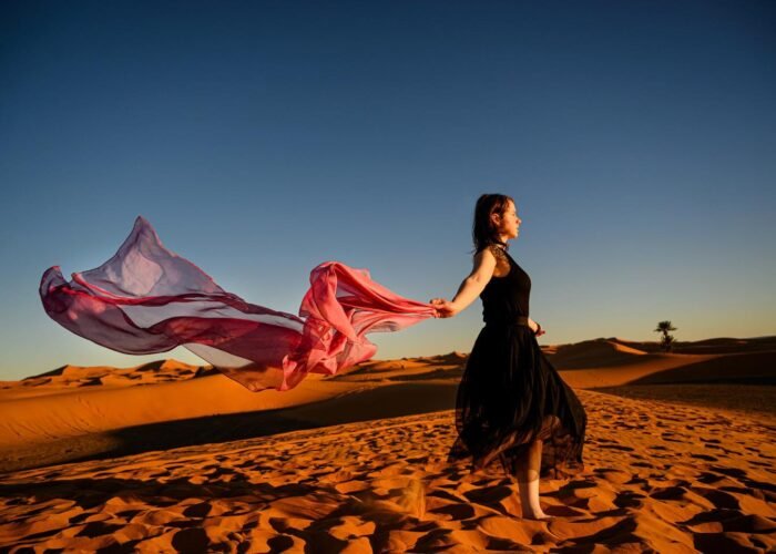 Camel trek through Sahara Desert on 2-day Ouarzazate to Merzouga desert tour
